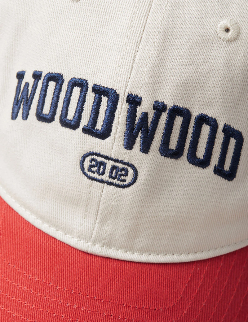 Casquette de Tennis Wood Wood Brian - Beige/Rouille