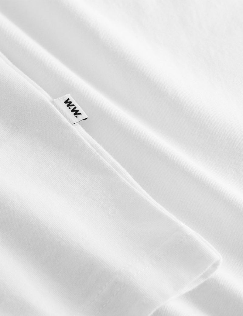Wood Wood Sami Info T-Shirt - Weiß