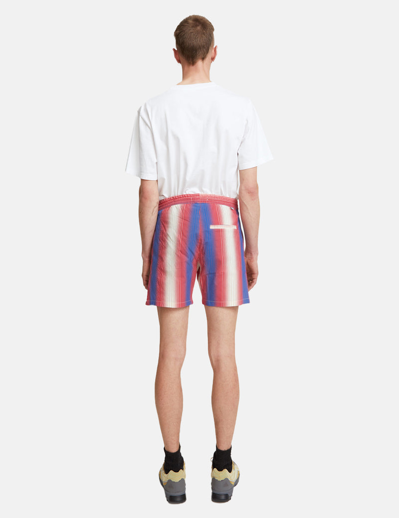 Short de Bain Wood Wood Roy Gradient Stripe - Bleu Vif