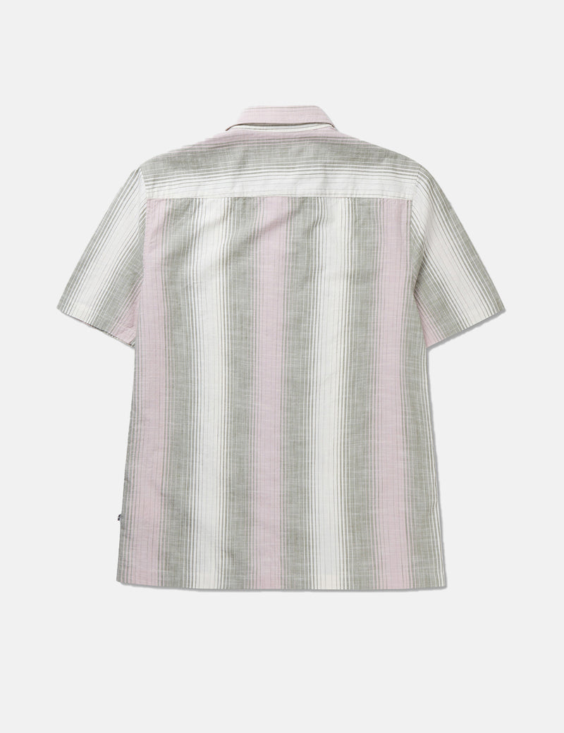 Wood Wood Thor Gradient Stripe Shirt - Light Green