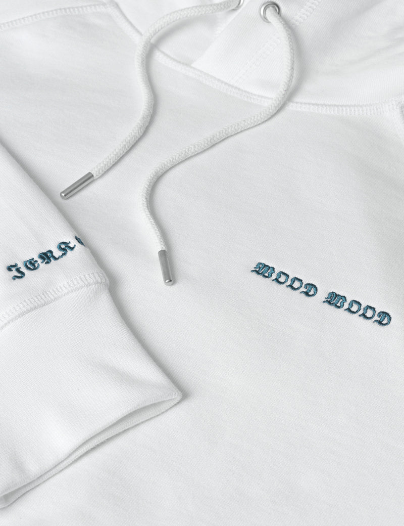 Wood WoodフレッドJCマスクフード付きスウェットシャツ-ホワイト