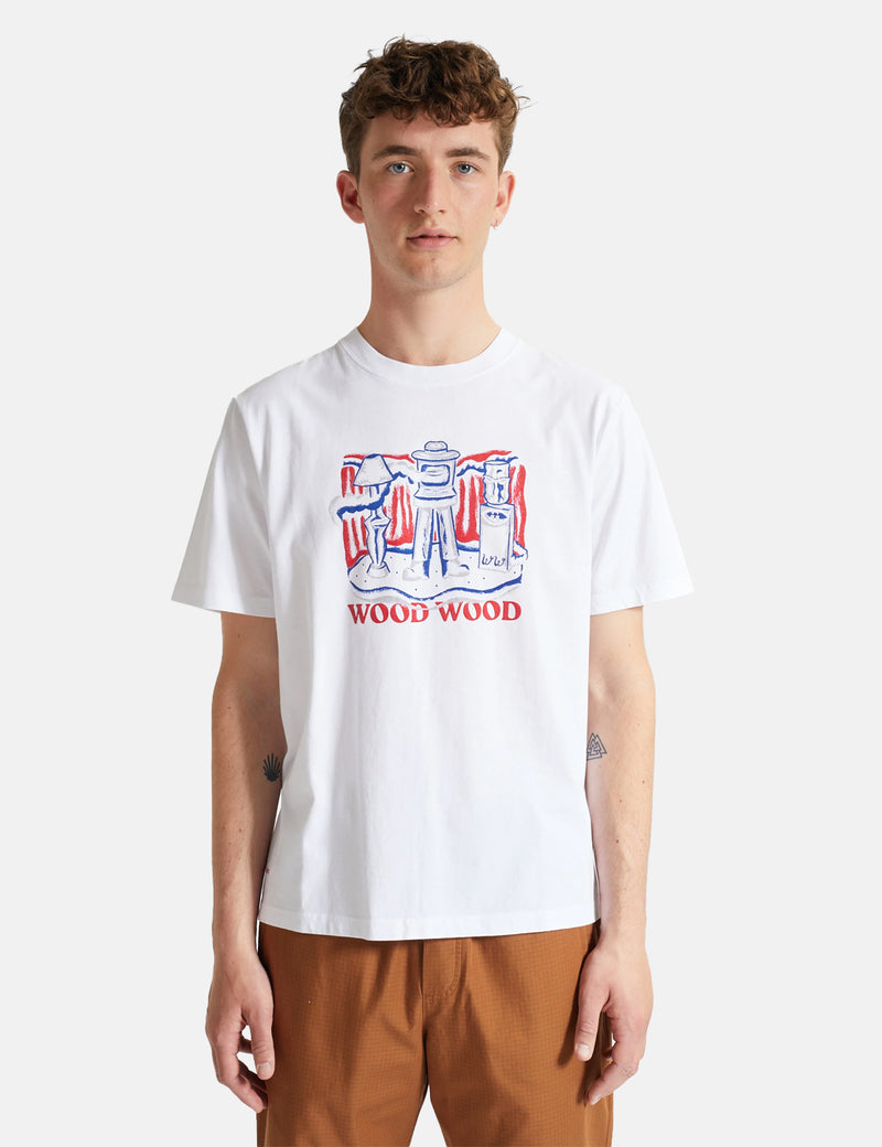 T-Shirt Wood Wood Bobby JC Office - Blanc