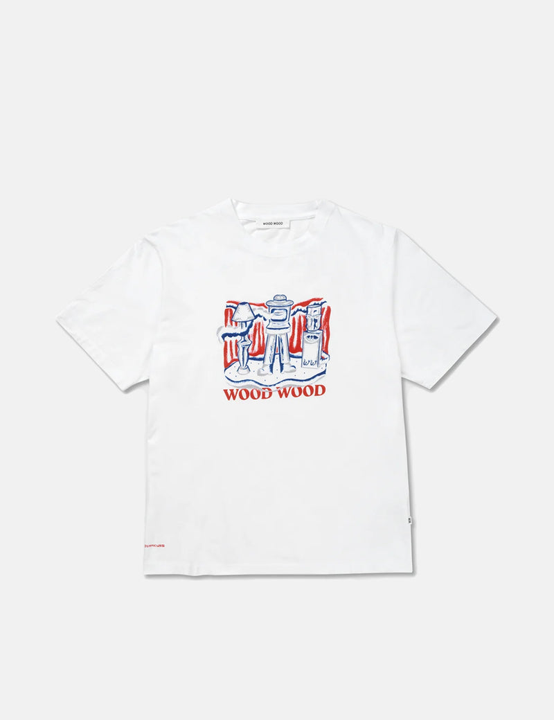 T-Shirt Wood Wood Bobby JC Office - Blanc