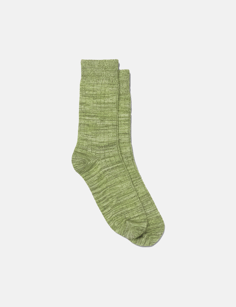 Wood Wood Jerry Twist Socks - Dark Green