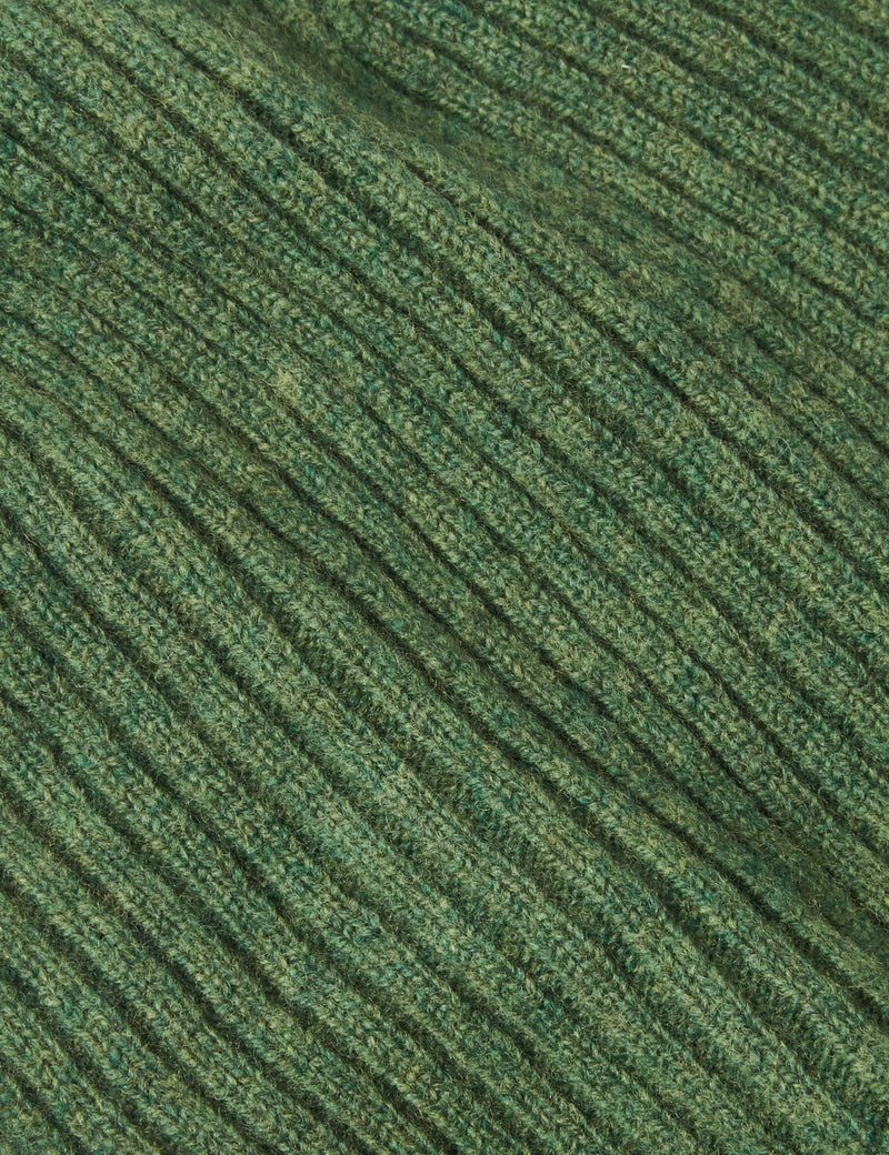 Wood Wood Luca Lambswool Beanie - Midori Green