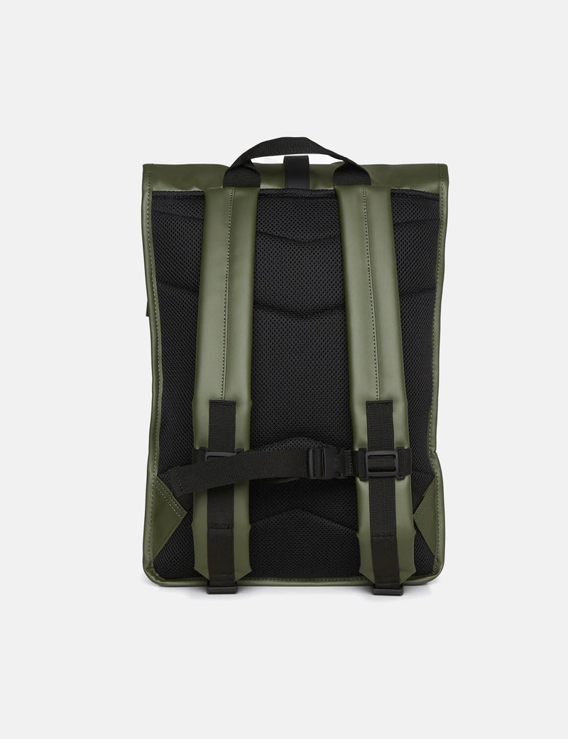 Rains Rolltop-Rucksack - Evergreen