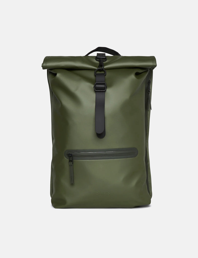 Rains Rolltop Rucksack - Evergreen