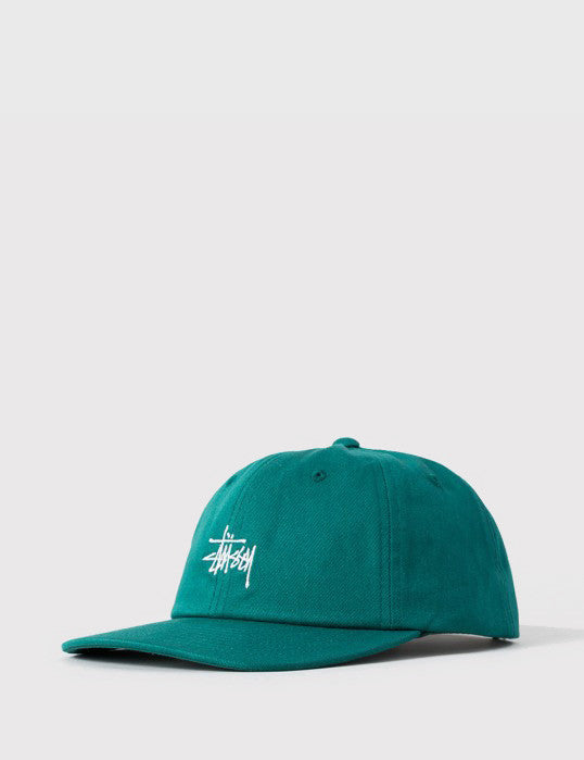 Stussy Basic Logo Twill Cap - Dark Teal