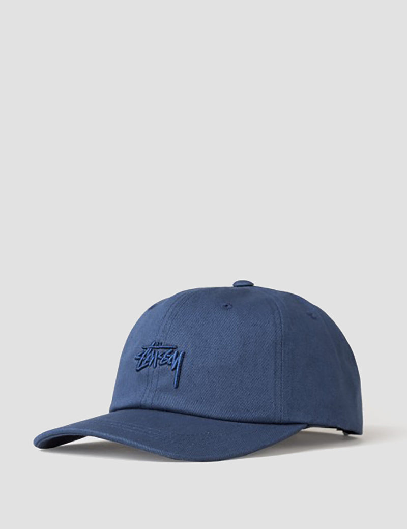 Stussy Tonal Stock Low Cap - Navy Blue