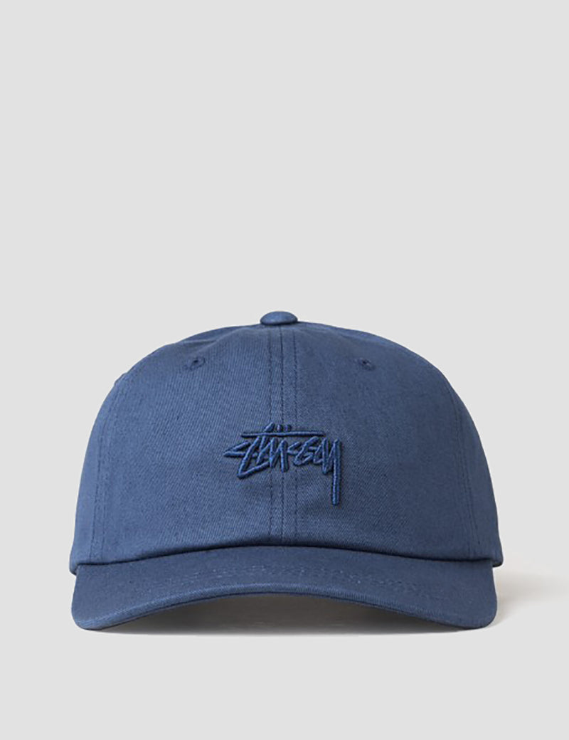 Stussy Tonal Stock Low Cap - Navy Blue