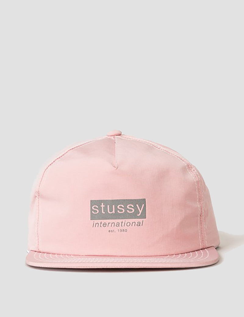 Stussy Reflective Tape Cap - Pink