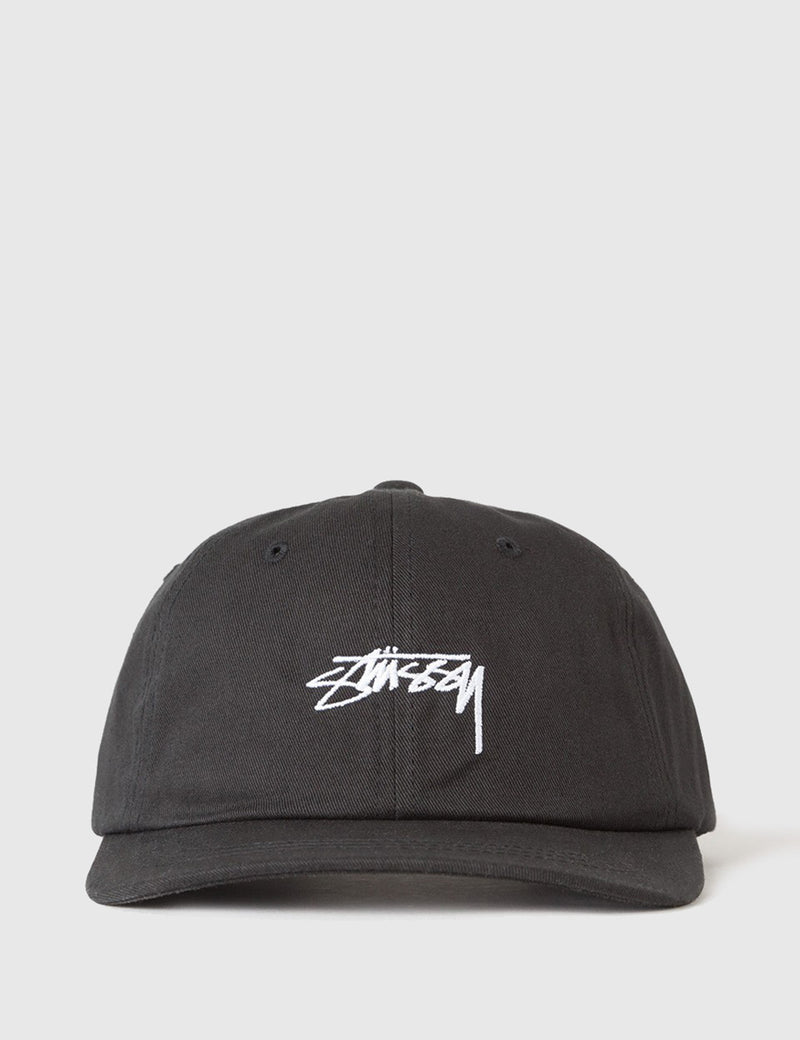 Stussy Smooth Stock Low Cap - Black