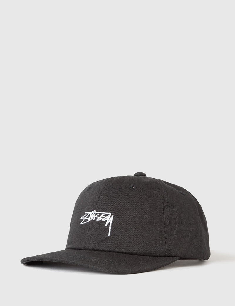 Stussy Smooth Stock Low Cap - Black