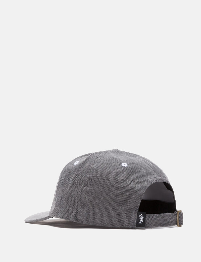 Stussy Washed Stock Low Cap - Black