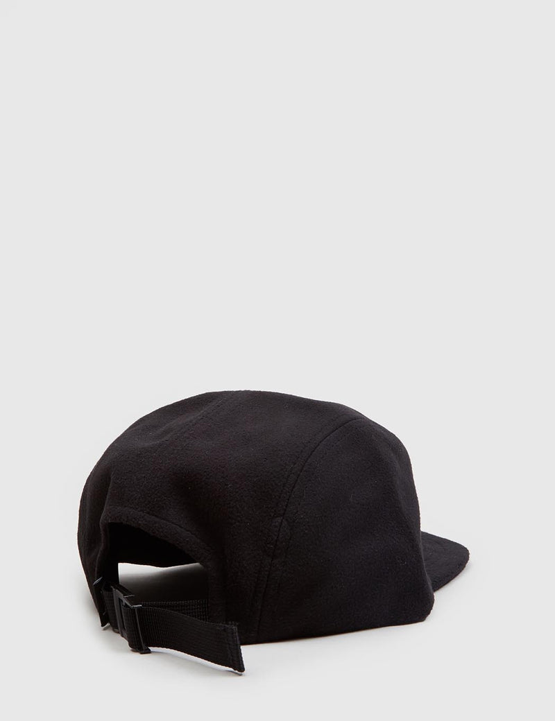 Stussy Foam Fleece USA Camp Cap - Black