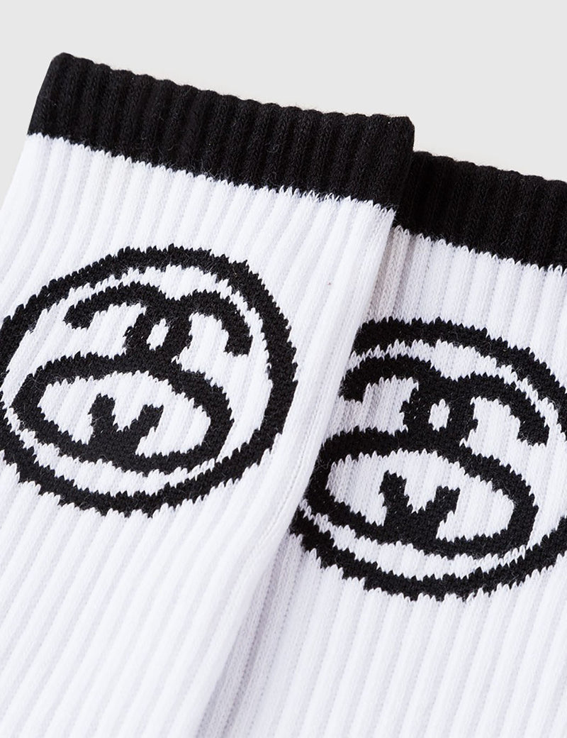 Stussy SS-Link Premium Socks - White