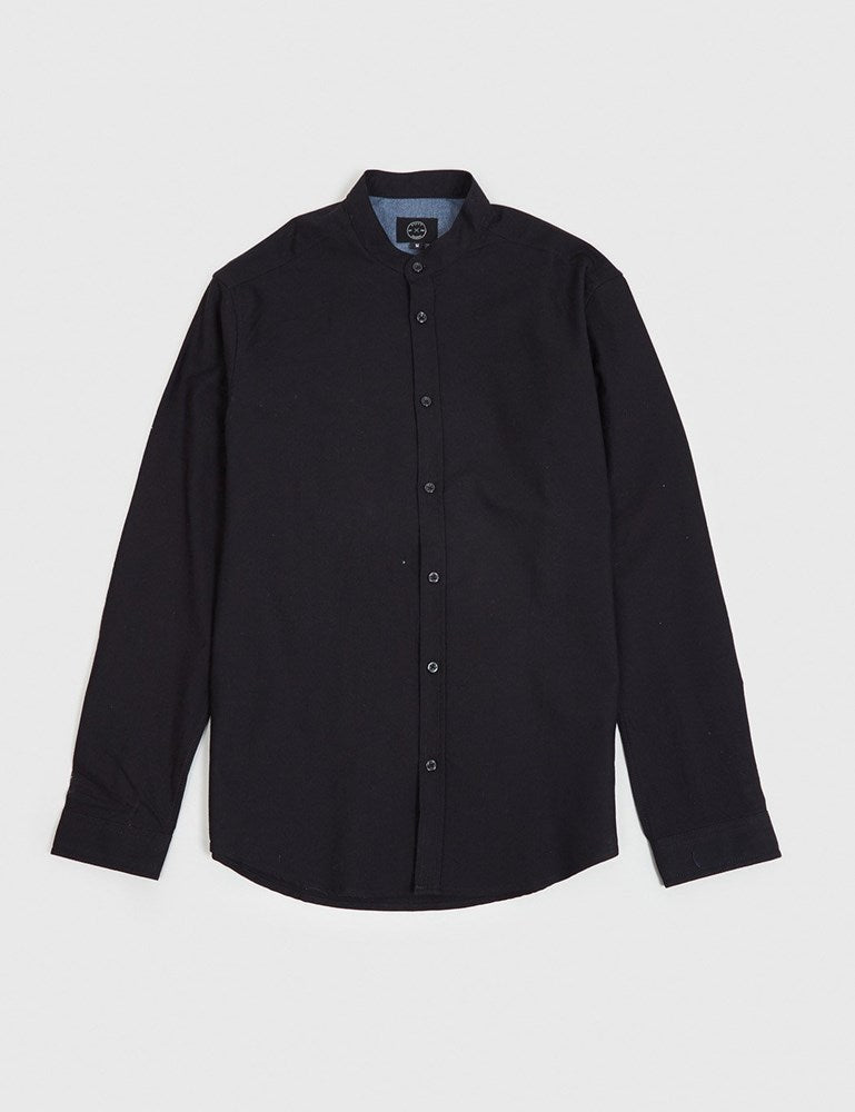 Chemise Oxford Mandarin Costume - Noir