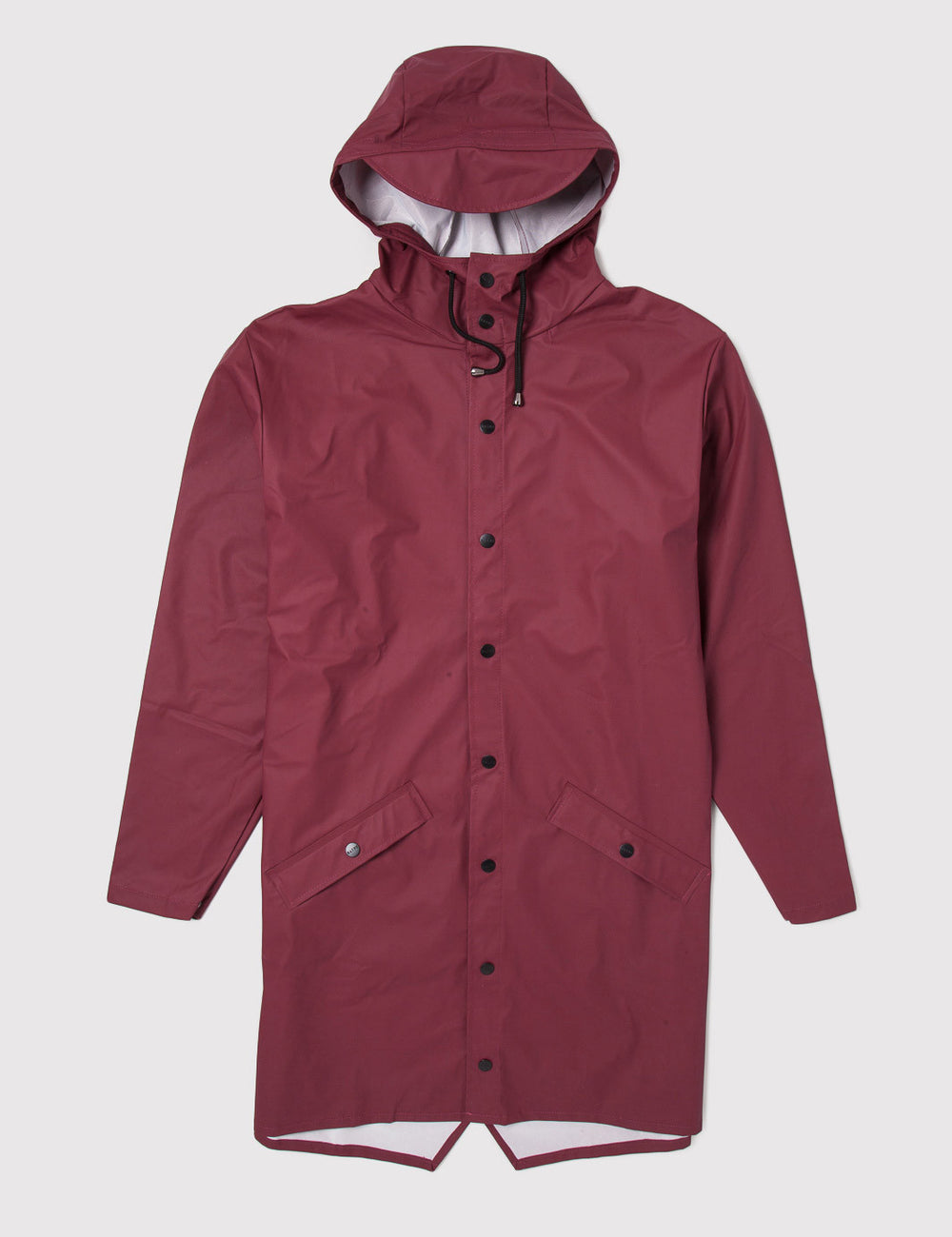Rains long jacket maroon 2025