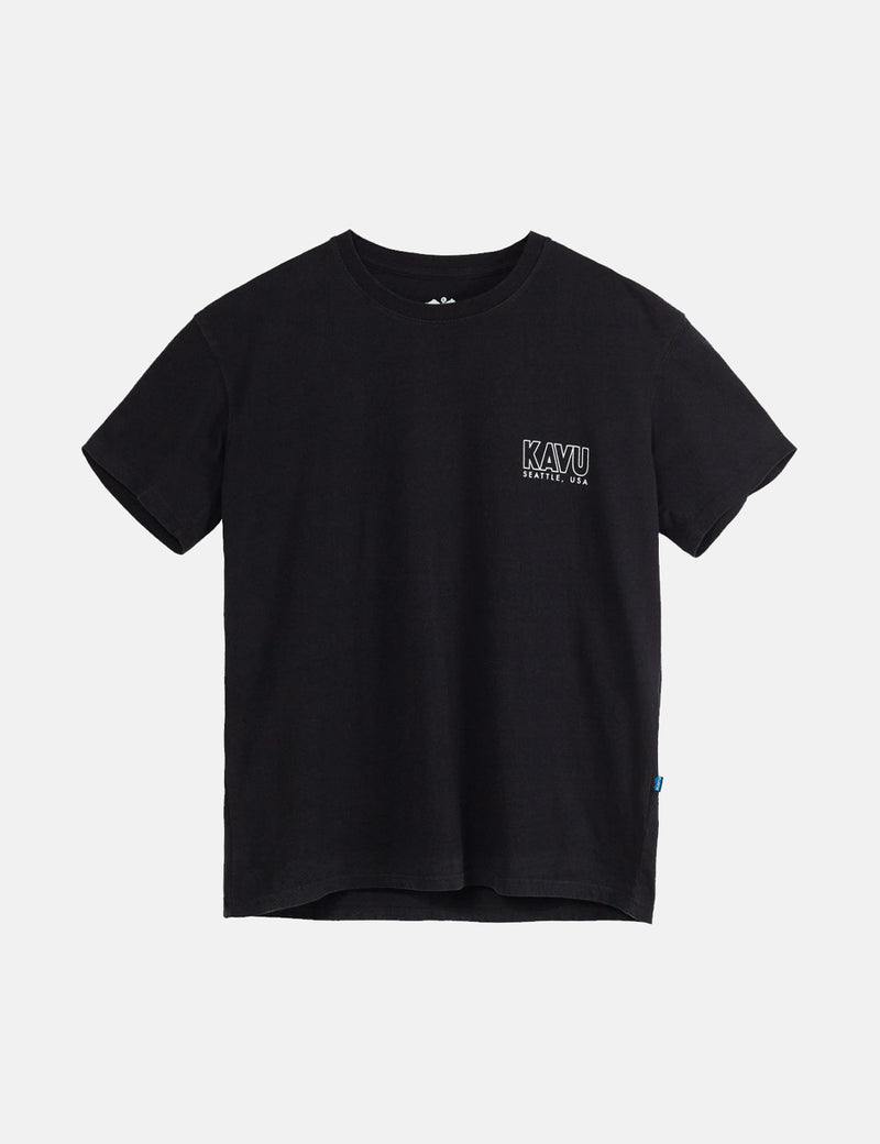 T-shirt Kavu Reflection - Noir