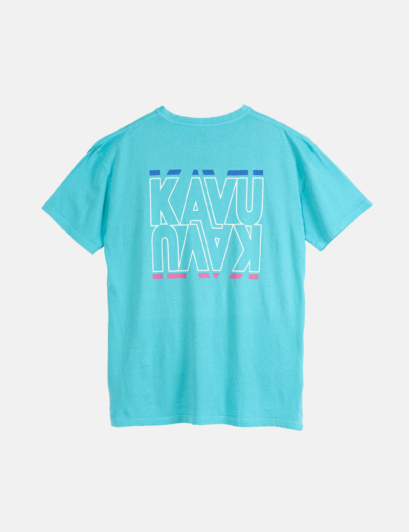 Kavu 리플렉션 티셔츠 - 씨폼 블루