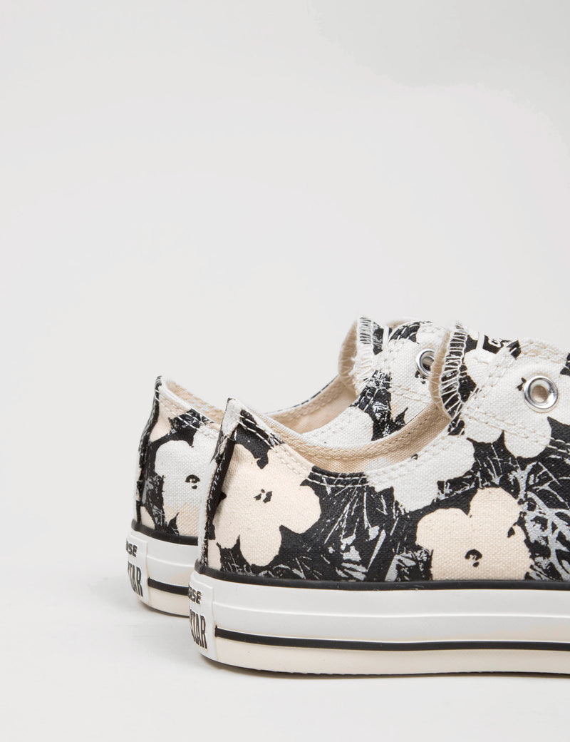 Andy warhol top converse floral