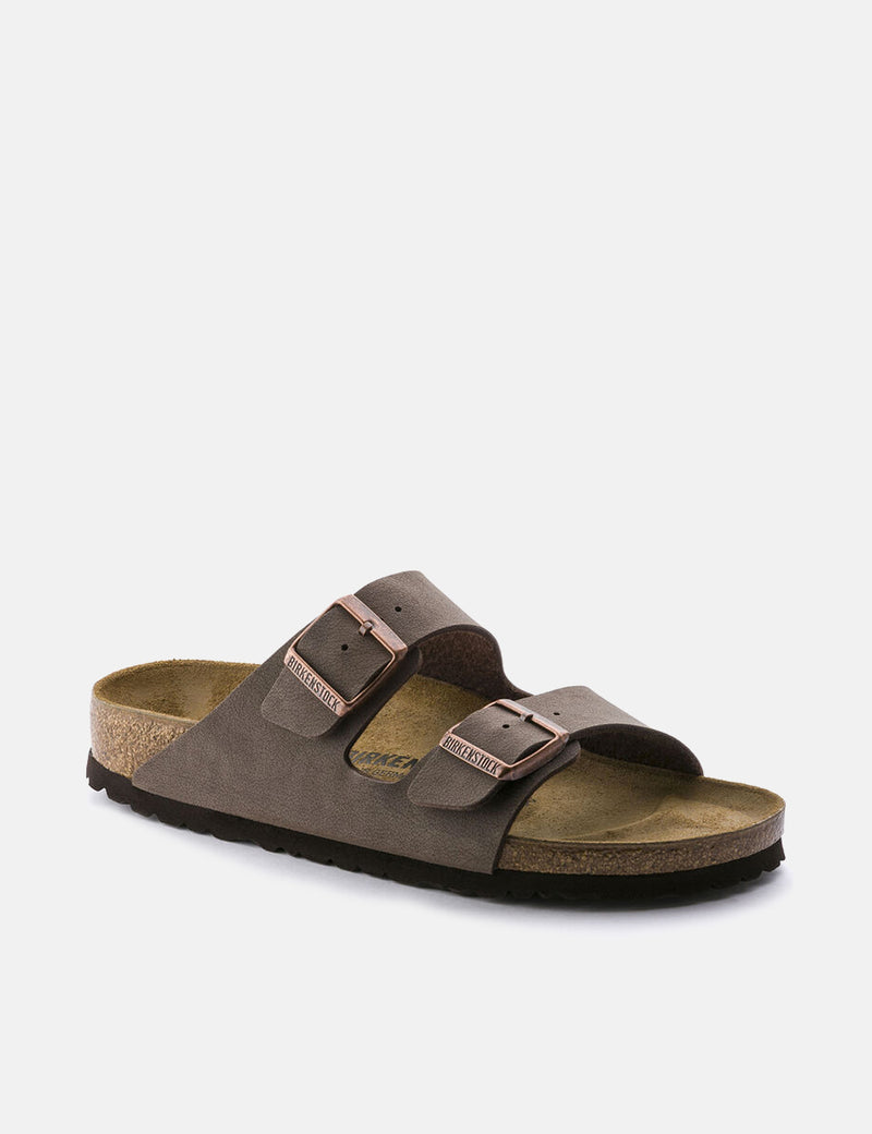 Birkenstock Arizona (Birko-Flor Nubuck) - Marron Moka