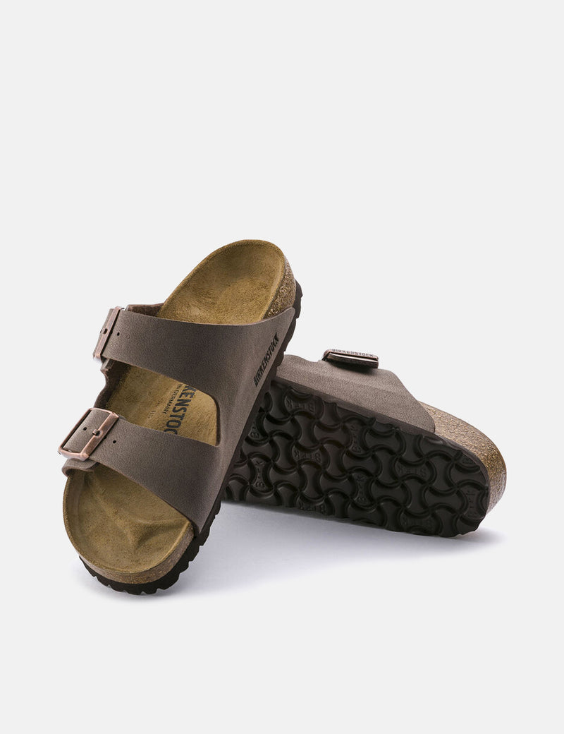 Birkenstock Arizona (Birko-Flor Nubuck) - Marron Moka