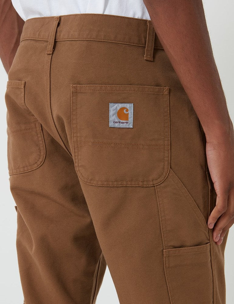 Carhartt-WIP Ruck Single Knee Pant (Organic Cotton) - Hamilton Brown rinsed
