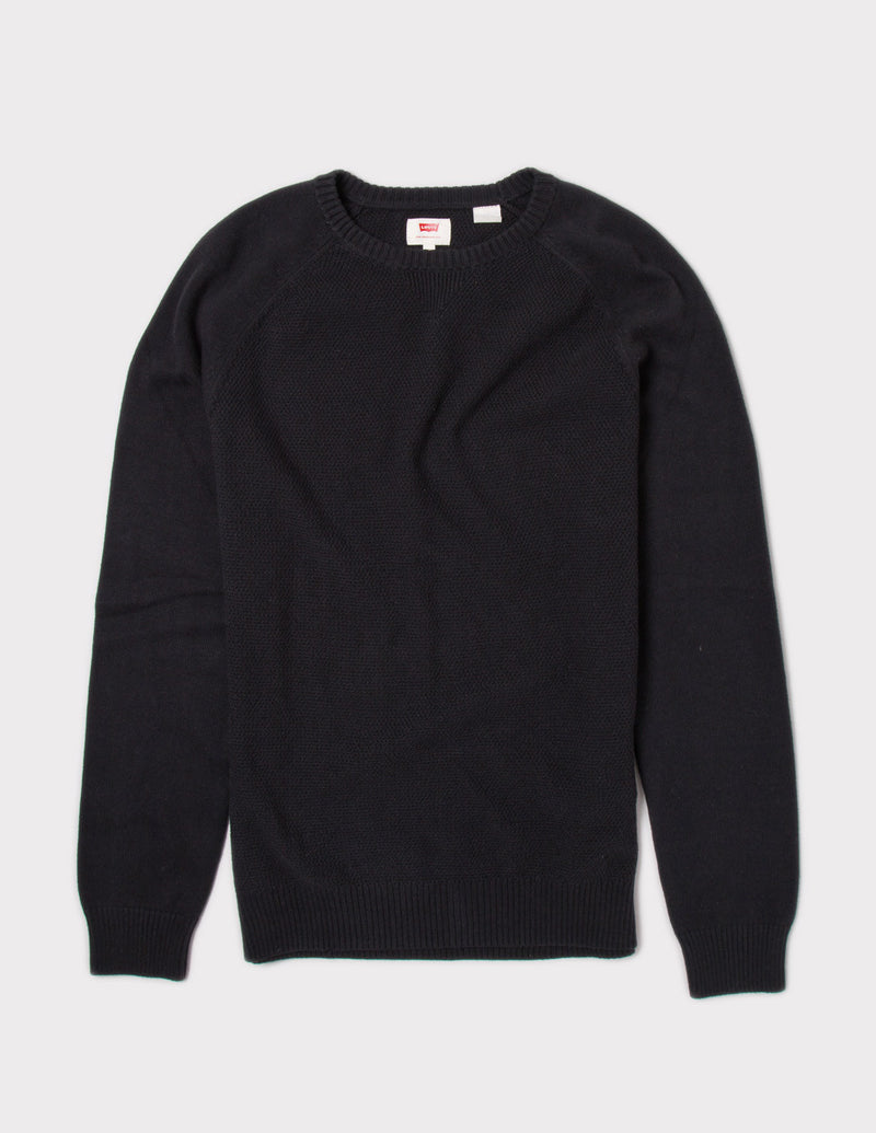 Levis Standard Crew Knit Sweatshirt - Black
