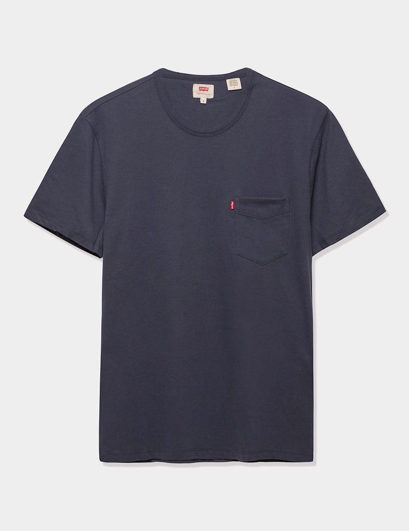 Levis Sunset Taschen-T-Shirt - Dark Navy