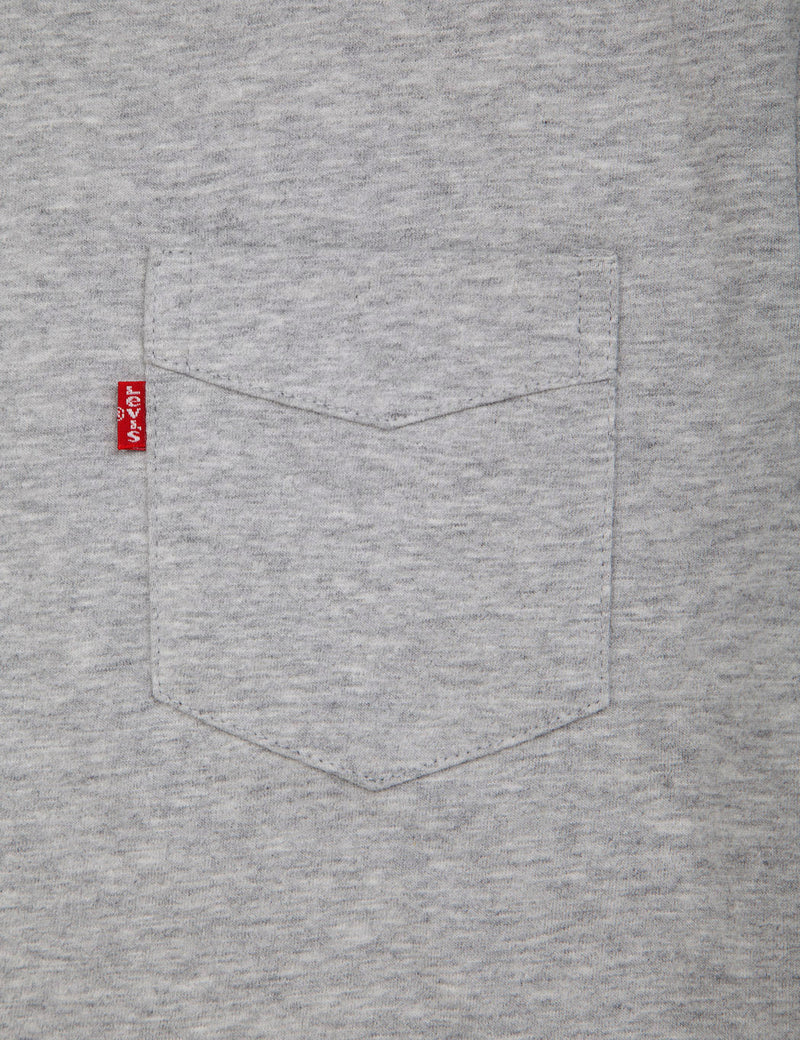 Levis Sunset Pocket T-Shirt - Grey Heather