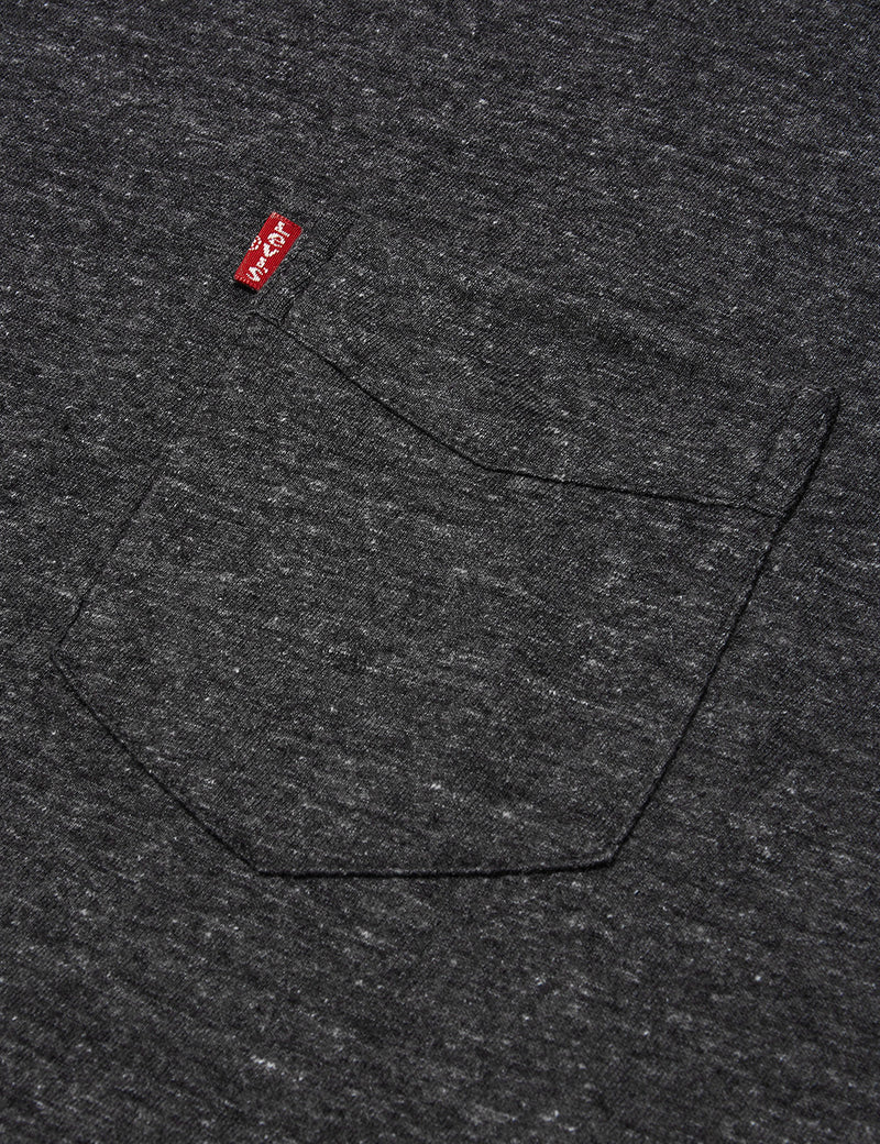 T-Shirt à Poche Levis Sunset (Mélange) - Ebony