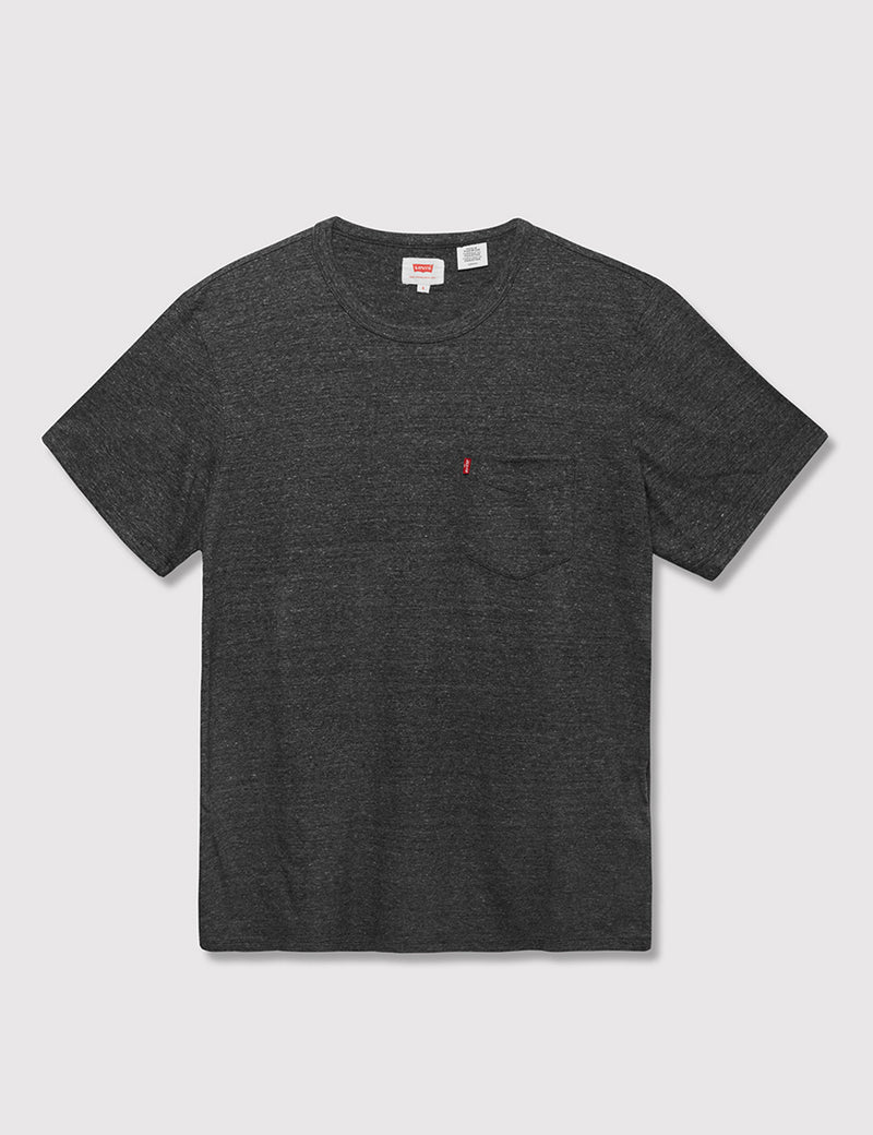 Levis Sunset Pocket T-Shirt (Melange) - Charcoal Grey