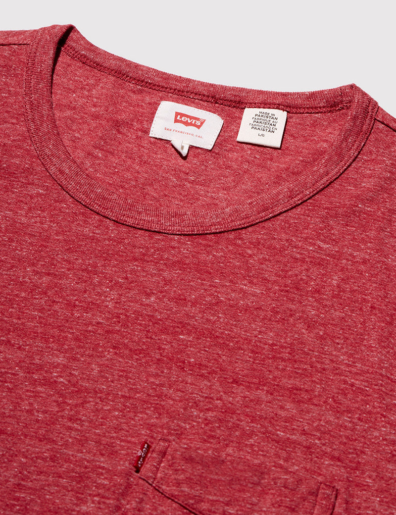 T-Shirt à Poche Levis Sunset - Sundried Tomato