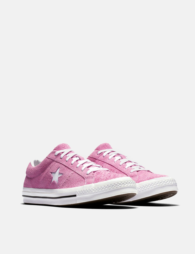 Converse One Star Ox Low Suede (159492C) - Light Orchid/White/Black