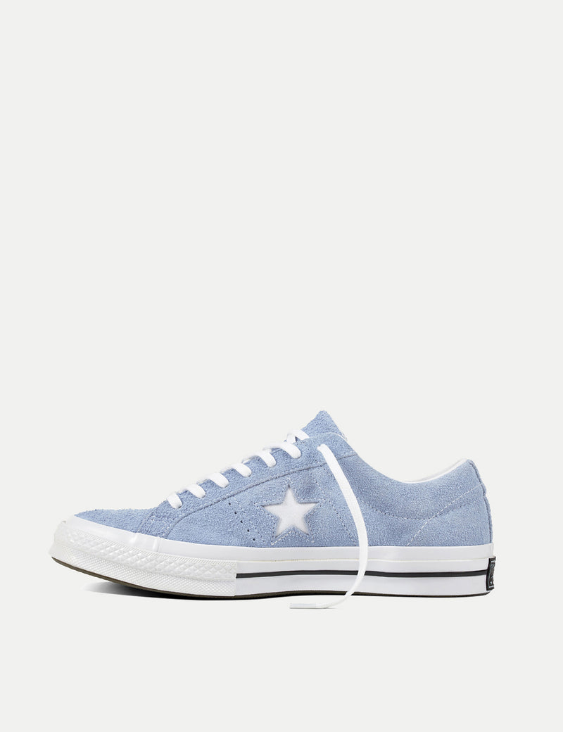Converse One Star Ox Low Suede (159768C) - Blue Chill/White/Black