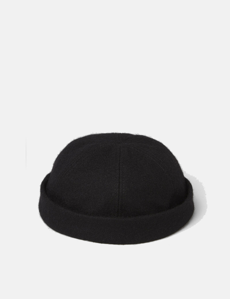 SCRT Docker Beanie Hat (울)-블랙