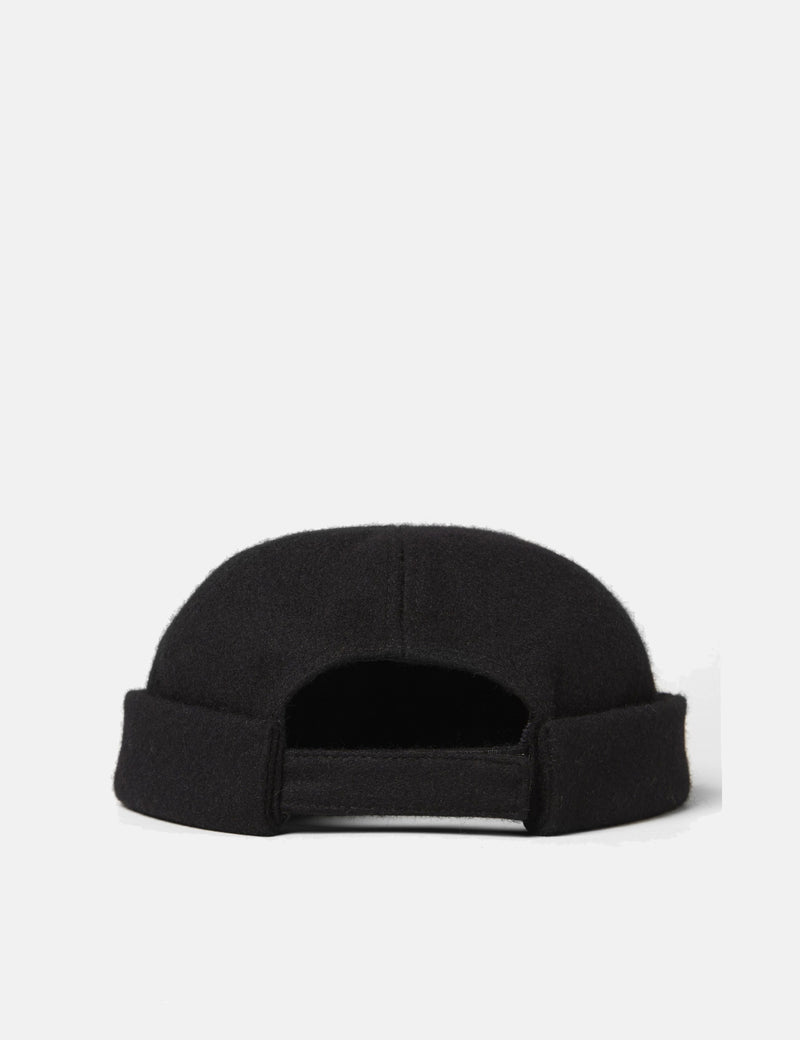 SCRT Docker Beanie Hat (Wool) - Black