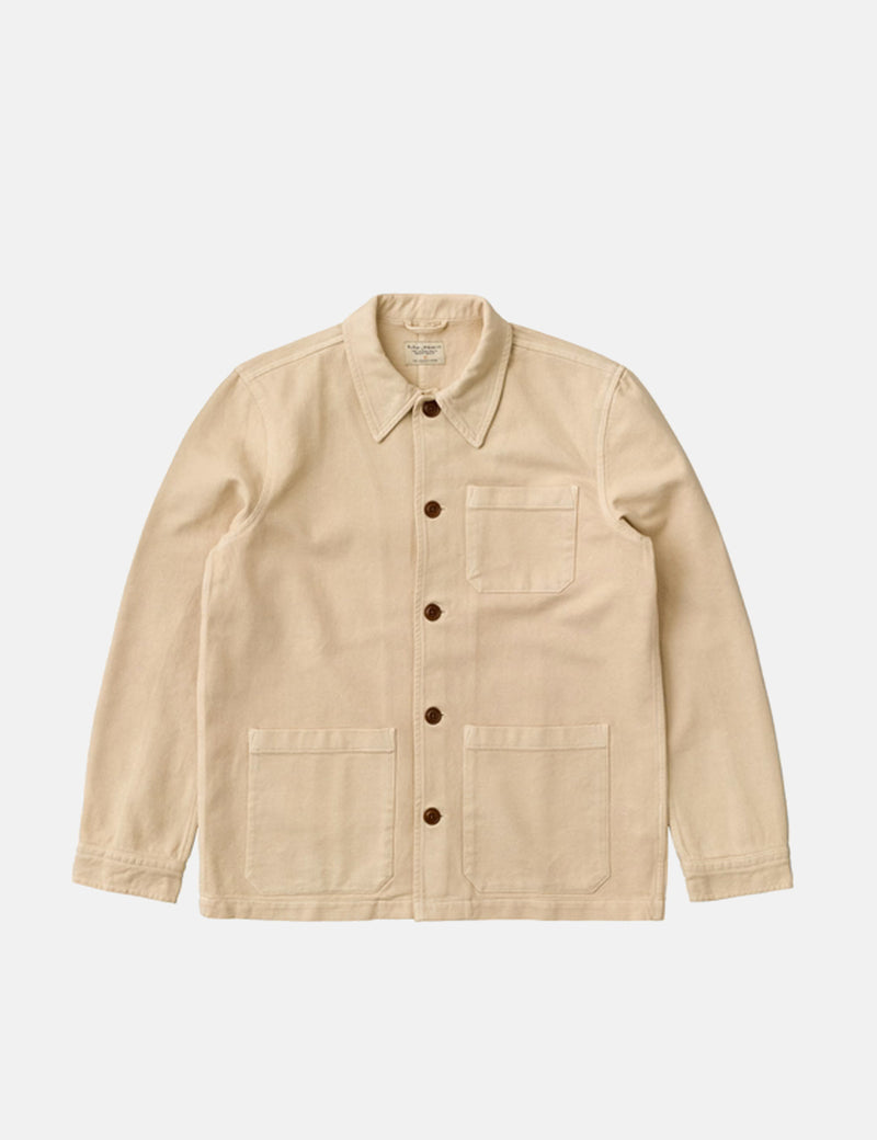 Veste Nudie Barney Worker - Crème