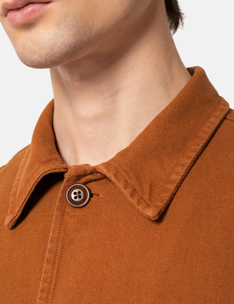 Nudie Barney Worker Jacket - Burnt Orange