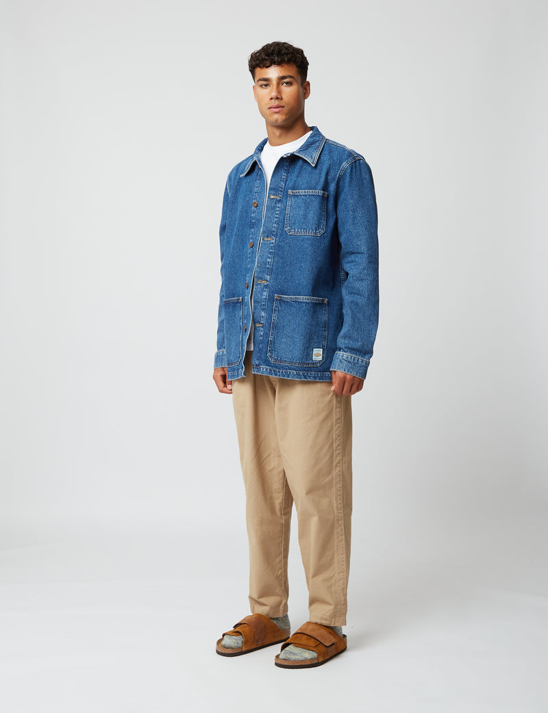 Nudie Barney Veste Années 90 - Denim Bleu