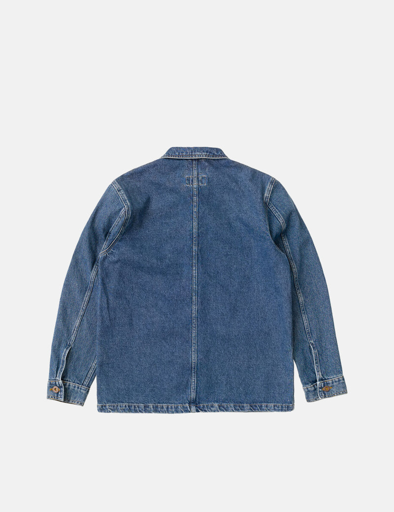 Nudie Barney 90er Jacke - Blue Denim