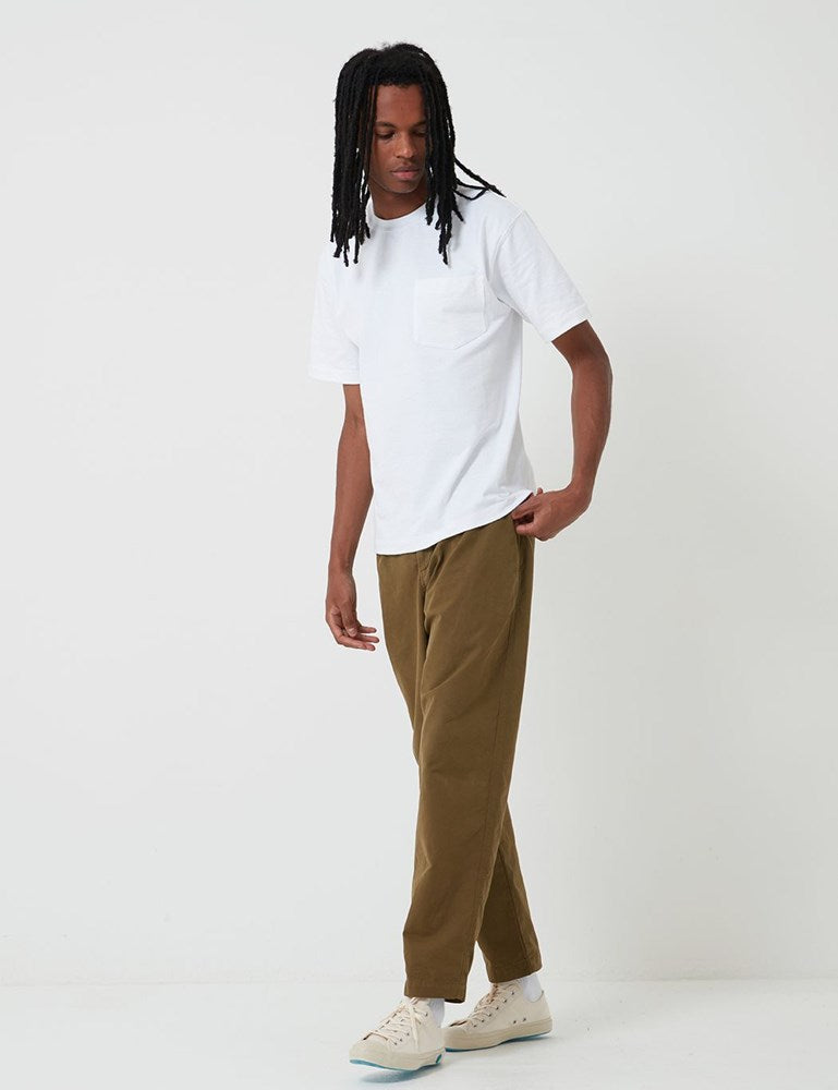 Pantalon Bhode Everyday (Relaxed, Cropped Leg) - Military Olive
