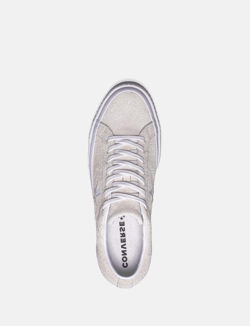 Converse One Star Ox Low Suede (161577C) - Blanche/Blanche/Blanche