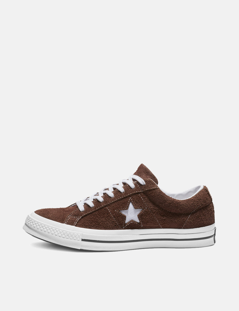 Converse One Star Ox Low Suede (162573C) - Chocolate/White
