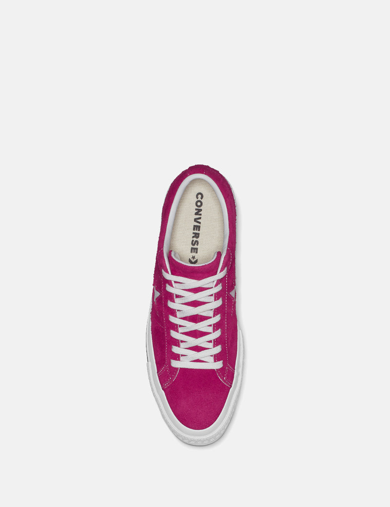 Converse One Star Ox Low Suede (162575C) - Rose Pop/Blanc