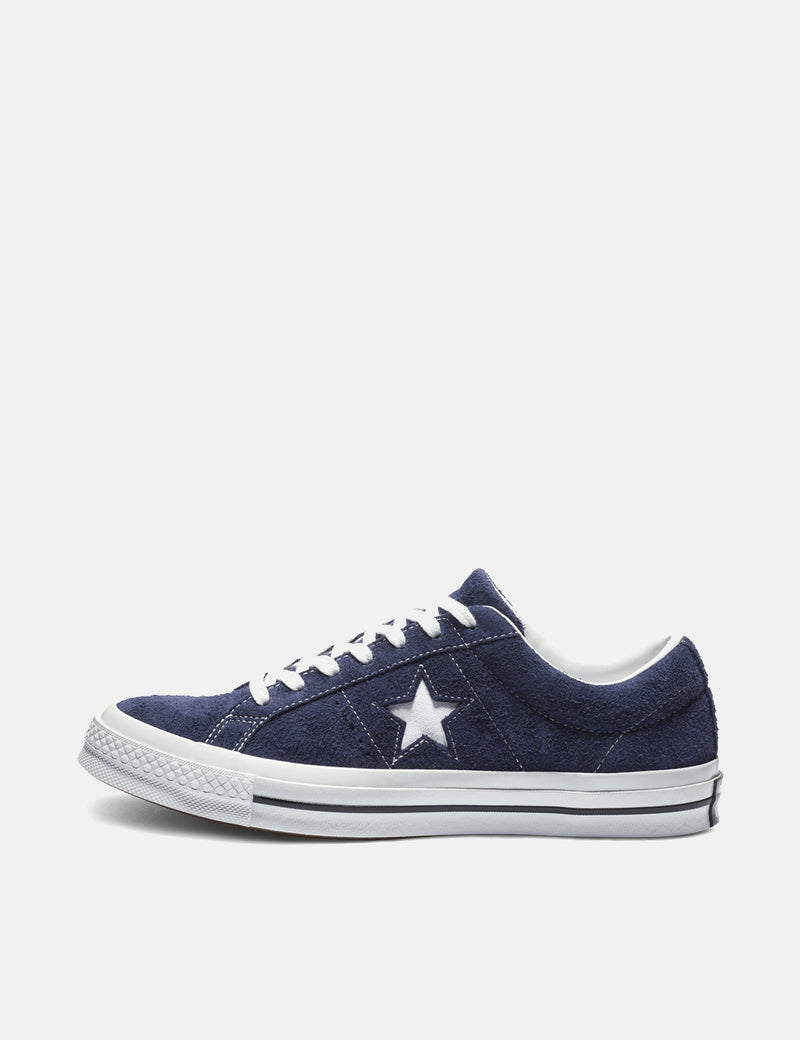 Converse One Star Ox Low Suede (162576C) - Eclipse/White