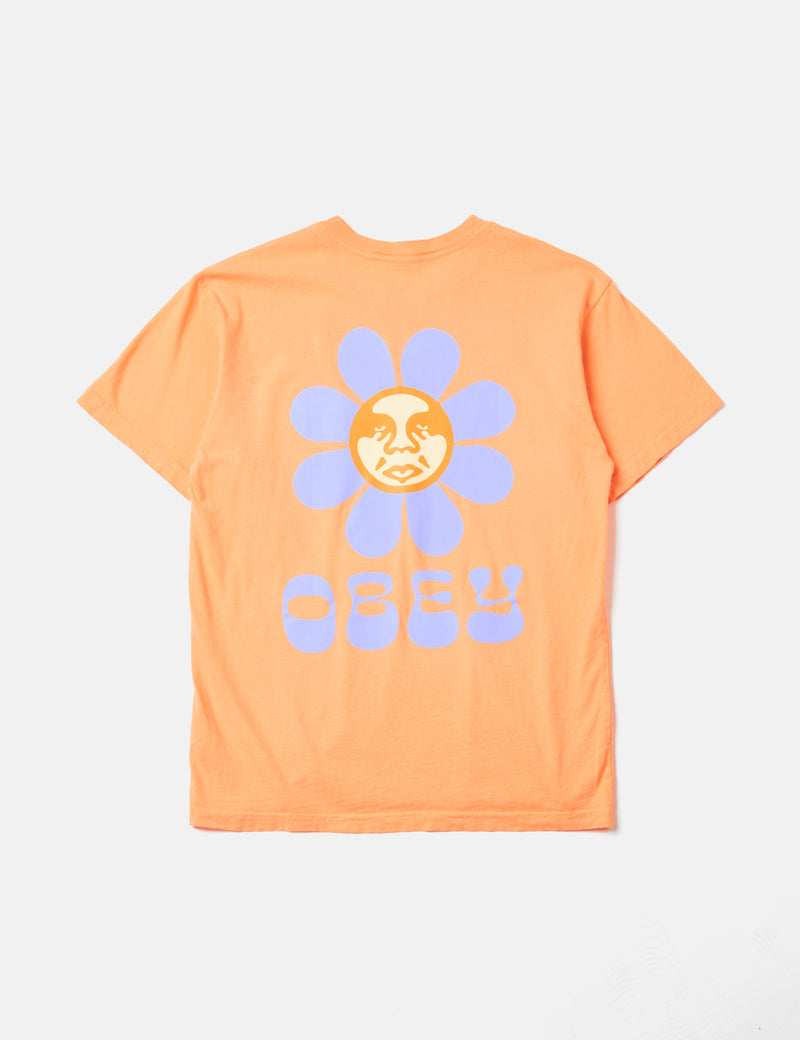 OBEY Petal T-Shirt (Organic) - Papaya Smoothie Orange