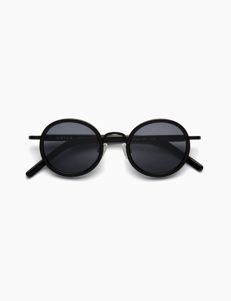 Akila Ethos Sunglasses - Black/Black Lens