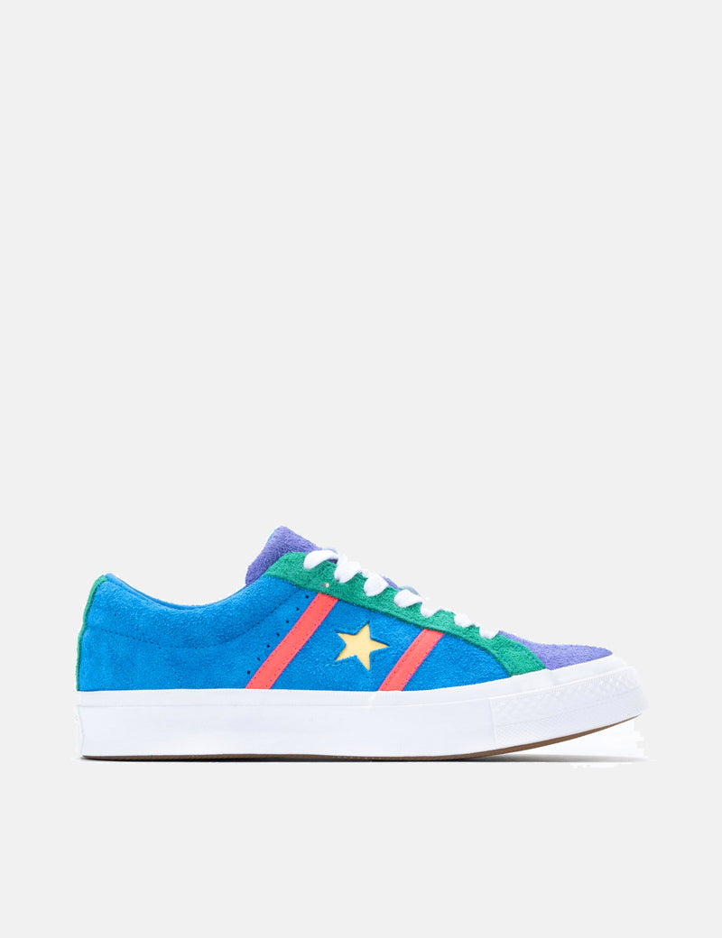 Converse One Star Academy Low Top (164392C) - Totally Blue/Racer Pink